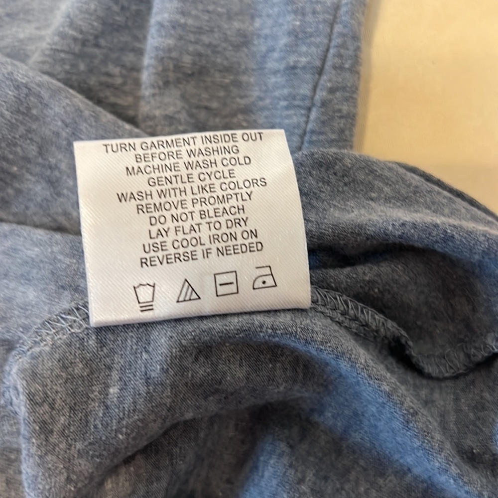 Threads 4 Thought Blue T-shirt. Size L - Picture 6 of 6